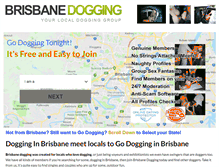 Tablet Screenshot of brisbanedogging.com
